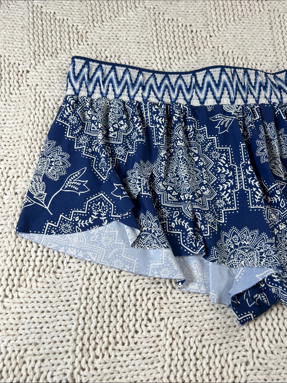 Rip Curl Floral Stretch Workout Running Active Booty Shorts - Picture 2 of 14